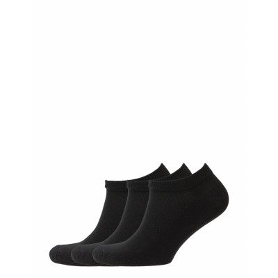 Slh3-Pack Sport Socks Ankelstrumpor Korta Strumpor Svart Selected Homme