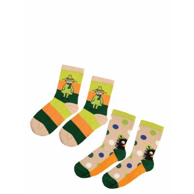 MUMIN Snufkin Socks 2Pack Multi/patterned