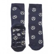 Melton Soccer Socks With Anti-Slip Marinblå