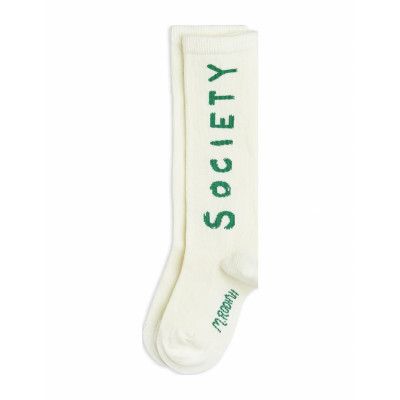 Mini Rodini Society Knee-High Socks Kräm