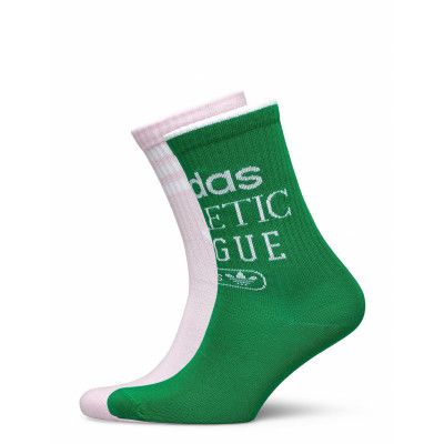 Sock 2Pp Lingerie Socks Regular Socks Grön Adidas Originals
