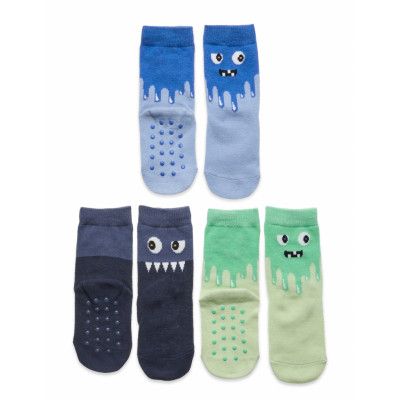 Sock 3 P Sb Monster Strumpor Non-slip Multi/patterned Lindex