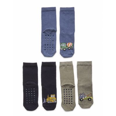 Sock 3 P Sb Vehicles Antislip Sockor Strumpor Multi/patterned Lindex