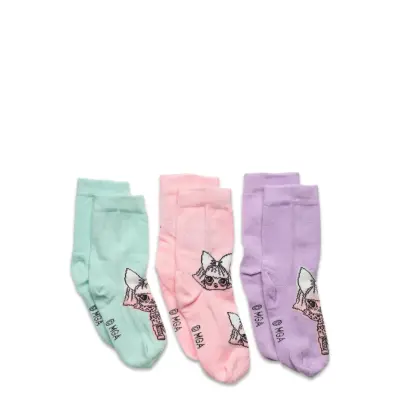 Lindex Sock 3P Sg 3P Sock Lol Multi/patterned