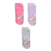 Sock 3P Sg Unicorn Sockor Strumpor Purple Lindex