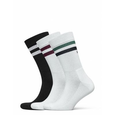 Sock Ankle Crew Sock Bb Double Stripe Ankelstrumpor Korta Strumpor Multi/mönstrad Björn Borg