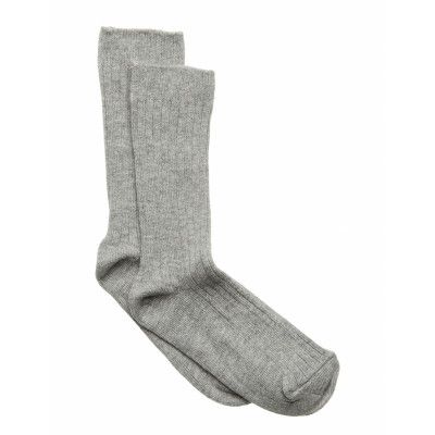 Melton Sock - Rib - All S Grå