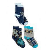 Socks Sockor Strumpor Blue Jurassic World