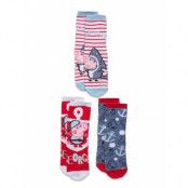 Socks Sockor Strumpor Multi/patterned Gurli Gris