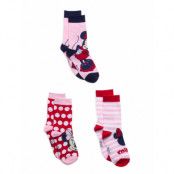 Socks Sockor Strumpor Multi/patterned Minnie Mouse