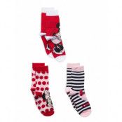 Socks Sockor Strumpor Multi/patterned Minnie Mouse