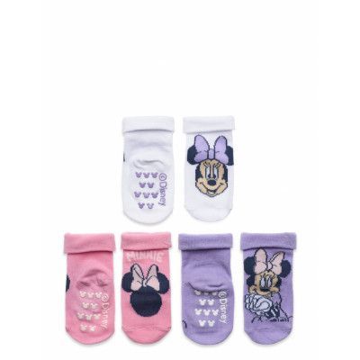 Socks Sockor Strumpor Multi/patterned Minnie Mouse