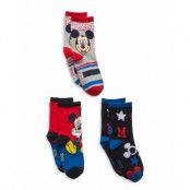 Socks Sockor Strumpor Multi/patterned Mickey Mouse