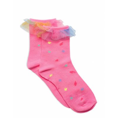 Socks Sockor Strumpor Pink Billieblush
