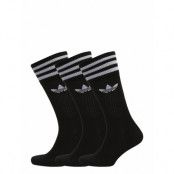 Solid Crew Socks 3 Pairs Sport Socks & Tights Socks Black Adidas Originals