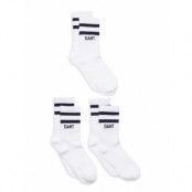 Sport Socks 3-Pack Sockor Strumpor White GANT