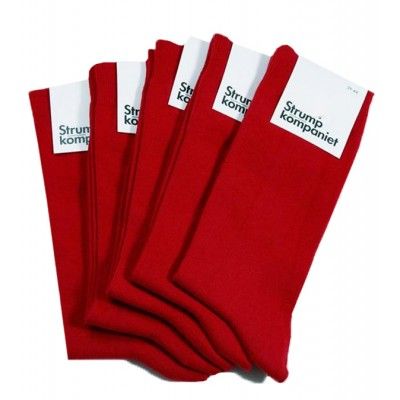 Strumpkompaniet - 5-pack - Red