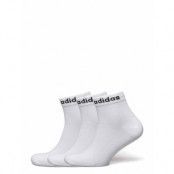 T Lin Ankle 3P Sport Socks Regular Socks White Adidas Performance