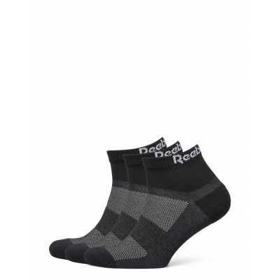 Active Foundation Ankle Socks 3 Pairs Ankelstrumpor Korta Strumpor Svart Reebok Performance