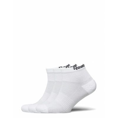 Active Foundation Ankle Socks 3 Pairs Ankelstrumpor Korta Strumpor Vit Reebok Performance