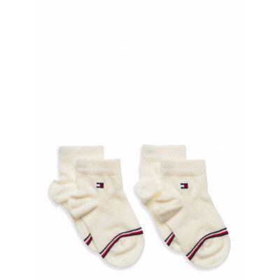 Tommy Hilfiger Th Baby Sock 2P Kräm