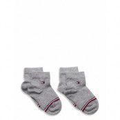 Th Baby Sock 2P Sockor Strumpor Grey Tommy Hilfiger