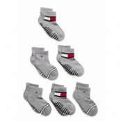 Tommy Hilfiger Th Baby Sock 6P Flag Sock Ecom Grå