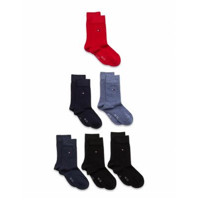 Tommy Hilfiger Th Children Sock Th Basic 6P Ecom Svart