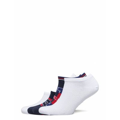 Th Giftbox Sneaker 4p Ankelstrumpor Korta Strumpor Vit Tommy Hilfiger