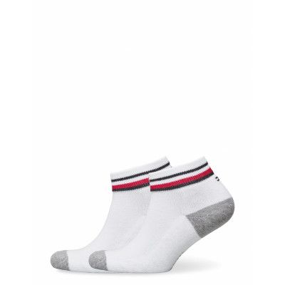 Th Kids Iconic Sports Quarter 2P Sockor Strumpor Vit Tommy Hilfiger