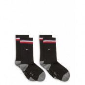 Th Kids Iconic Sports Sock 2P Sockor Strumpor Black Tommy Hilfiger