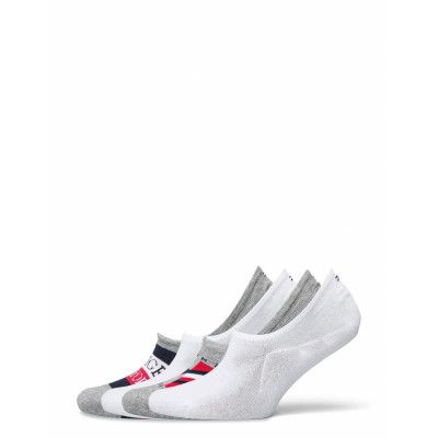 Th Men Footie 4p Giftbox Ankelstrumpor Korta Strumpor Grå Tommy Hilfiger