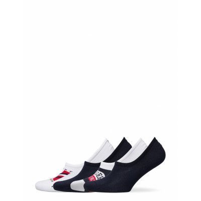 Th Men Footie 4p Giftbox Ankelstrumpor Korta Strumpor Vit Tommy Hilfiger