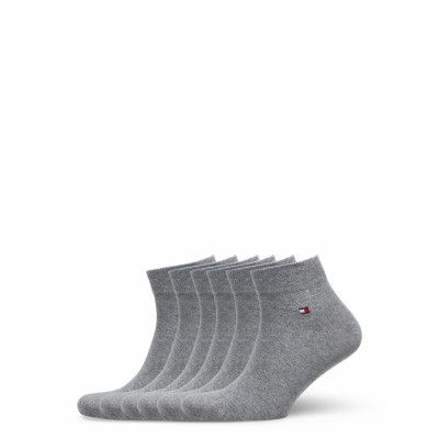Th Men Quarter 6P Ecom Ankelstrumpor Korta Strumpor Grå Tommy Hilfiger