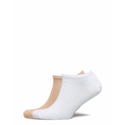 Th Men Sneaker 2P *Villkorat Erbjudande Ankelstrumpor Korta Strumpor Beige Tommy Hilfiger