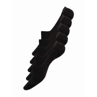 5-Pack Men Bamboo No Show Socks Ankelstrumpor Korta Strumpor Svart URBAN QUEST
