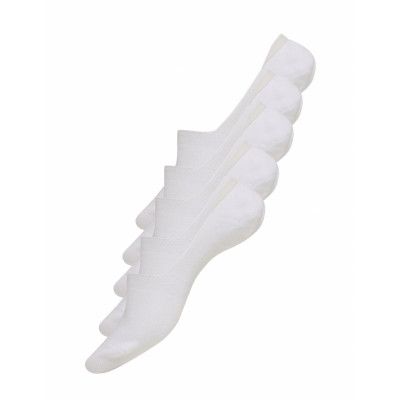 5-Pack Men Bamboo No Show Socks Ankelstrumpor Korta Strumpor Vit URBAN QUEST