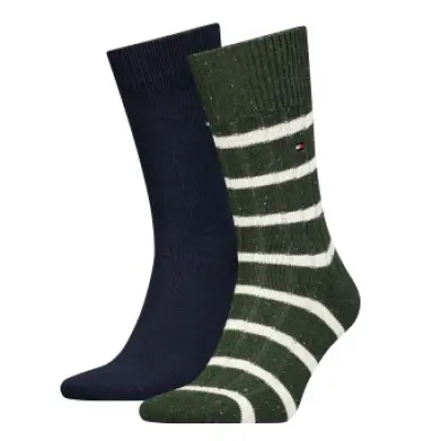Tommy Hilfiger 2-pack Men Neppy Stripe Sock