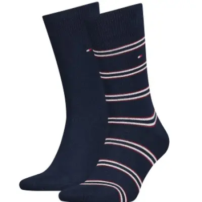 Tommy Hilfiger 2-pack Men Tommy Stripe OC Sock