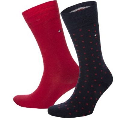 Tommy Hilfiger 2-pack Men Dotted Socks * Fri Frakt *