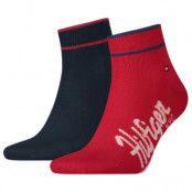 Tommy Hilfiger 2-pack Men Logo Quarter Sock * Fri Frakt *