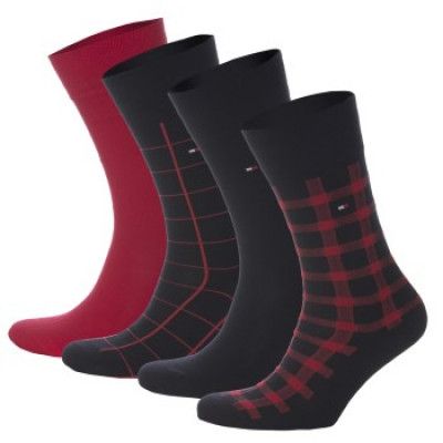 Tommy Hilfiger 4-pack Men Sock Cabin Box * Fri Frakt *
