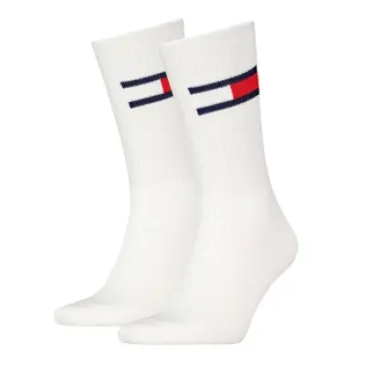 Tommy Men Uni TJ Flag Socks 2-pack