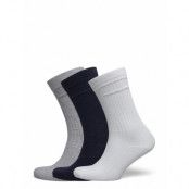 Tonal Logo Rib Socks 3-Pack Sockor Strumpor White GANT