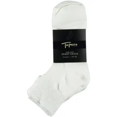 Topeco 4-pack Mid Cut Sport Socks