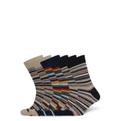 TOPECO Socks 6-P, Cotton, Multi 999S25 6 Pc/Pack - Multi/patterned - 41-45