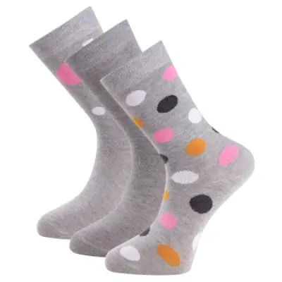 Trofe Cotton Printed Socks 3-pack