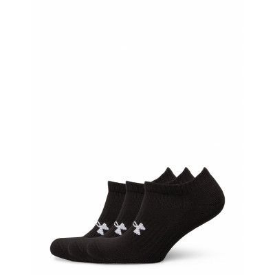 Ua Core No Show 3Pk Ankelstrumpor Korta Strumpor Svart Under Armour