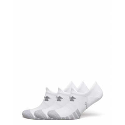 Ua Heatgear Ultralowtab 3Pk Ankelstrumpor Korta Strumpor Vit Under Armour