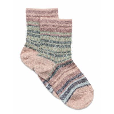 Mp Denmark Vilma Glitter Socks Multi/patterned